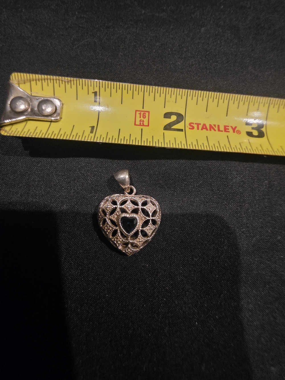 Vintage Avon Sterling & Blue Stone Charm